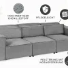 Riess-Ambiente Xxl Sofa|3-Sitzer Sofa > Design 3-Sitzer Sofa BOSSA NOVA 260cm grau Chenille XXL-Couch