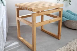 Riess-Ambiente Sitzhocker|Mehr... > Design Sitzhocker LAGOON SPA 40cm Bambusholz Badhocker