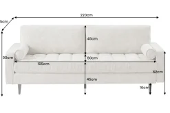 Riess-Ambiente 3-Sitzer Sofa ><noscript><img width=
