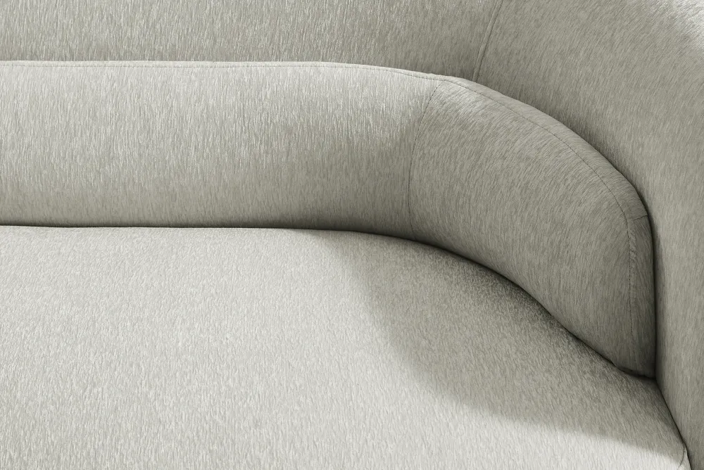 Riess-Ambiente 3-Sitzer Sofa > Design Sofa GATSBY 230cm greige Chenille Federkern 3-Sitzer Couch Rundum-Bezug