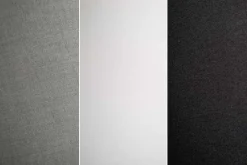 Riess-Ambiente Retro Möbel|Stehleuchten > Design Stehlampe LEVELS 163cm schwarz grau mit 3 Leinenschirmen