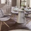 Riess-Ambiente Retro Möbel|Stühle > Design Stuhl DIVANI taupe Samt beiges Metallgestell