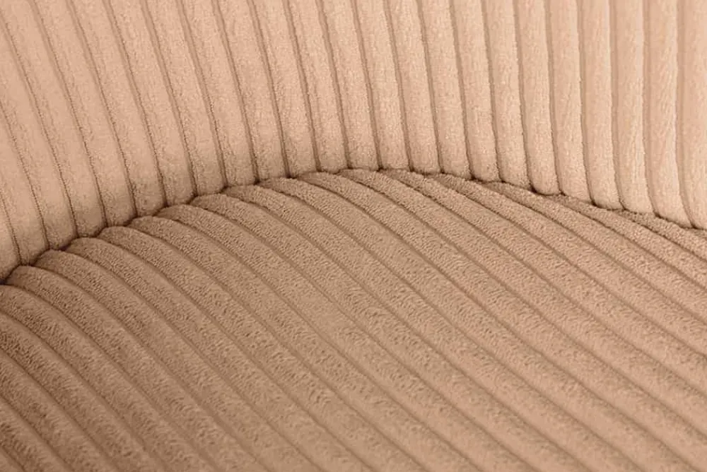 Riess-Ambiente Skandinavisch|Retro Möbel > Design Stuhl LYON rosa Cord schwarze Metallbeine
