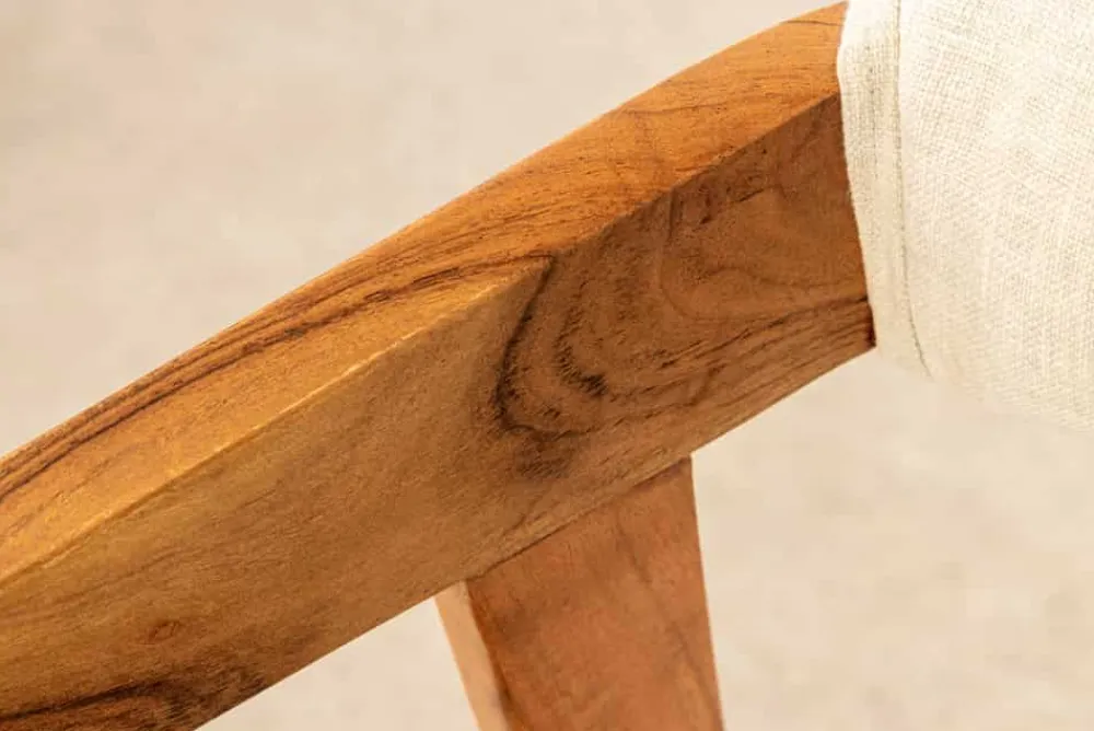 Riess-Ambiente Mehr...|Massivholzstühle > Design Stuhl MAMMUT beige natur massives Akazienholz honey finish