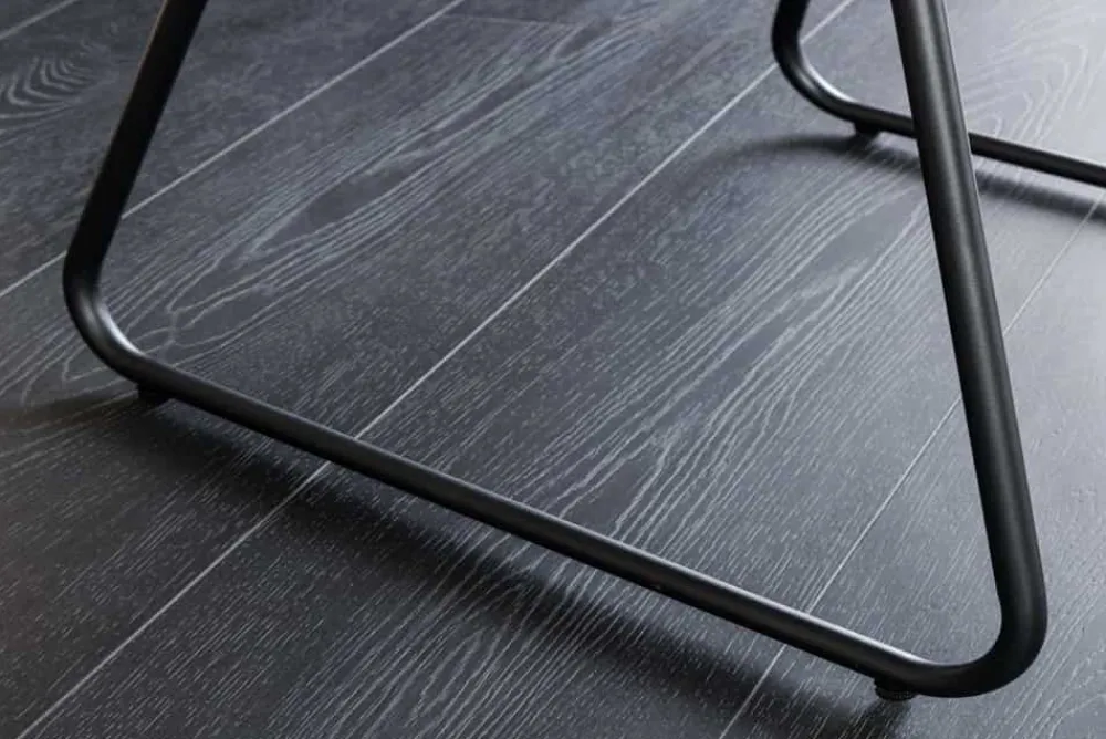 Riess-Ambiente Retro Möbel|Stühle > Design Stuhl MUSTANG grün Cord mit Armlehne schwarz Metallgestell