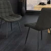 Riess-Ambiente Skandinavisch|Stühle > Design Stuhl ROADSTAR grau schwarze Metallbeine