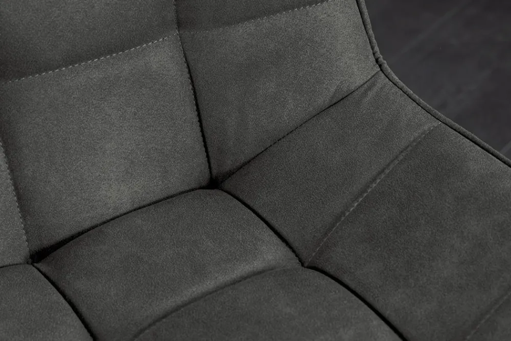 Riess-Ambiente Skandinavisch|Stühle > Design Stuhl ROADSTAR grau schwarze Metallbeine