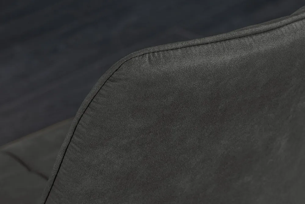 Riess-Ambiente Skandinavisch|Stühle > Design Stuhl ROADSTAR grau schwarze Metallbeine