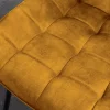 Riess-Ambiente Stühle|Samt Möbel > Design Stuhl ROADSTAR senfgelb Samt schwarze Metallbeine