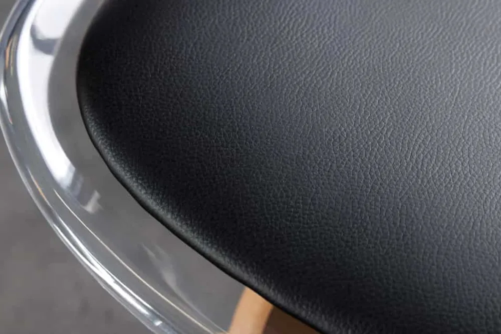 Riess-Ambiente Skandinavisch|Stühle > Design Stuhl SCANDINAVIA MEISTERSTÜCK transparent schwarz Kunststoff Buchenholz natur