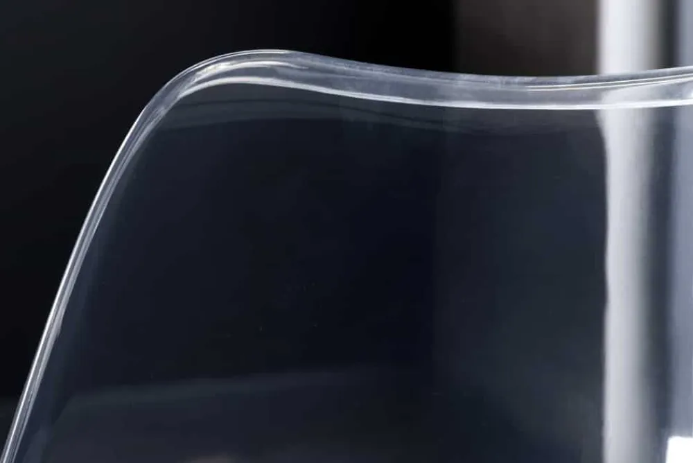 Riess-Ambiente Skandinavisch|Stühle > Design Stuhl SCANDINAVIA MEISTERSTÜCK transparent weiß Kunststoff Buchenholz natur
