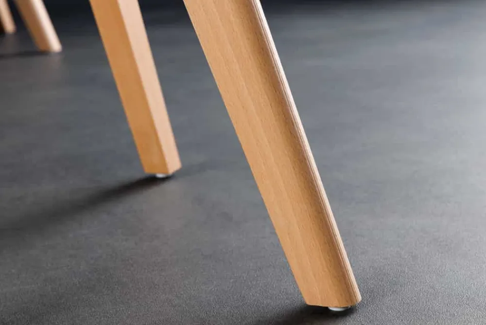 Riess-Ambiente Skandinavisch|Stühle > Design Stuhl SCANDINAVIA MEISTERSTÜCK transparent weiß Kunststoff Buchenholz natur