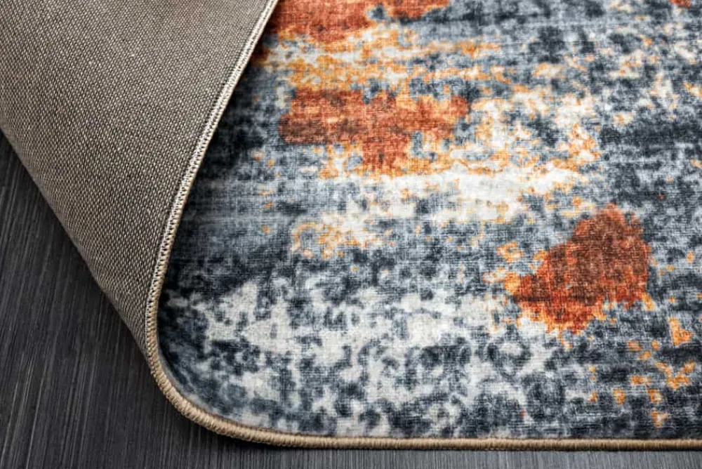 Riess-Ambiente Teppiche > Design Teppich MODERN ART 230x160cm grau kupfer Kurzflor Indoor-Teppich