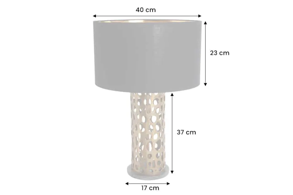 Riess-Ambiente Tischlampen > Design Tischlampe ABSTRACT LEAF kupfer antik Metall Marmorfuß handmade