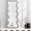 Riess-Ambiente Spiegel > Design Wandspiegel CURVY 160cm greige
