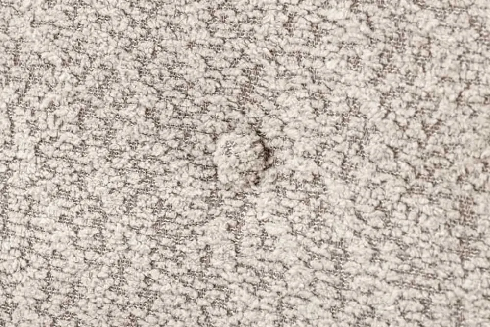 Riess-Ambiente Skandinavisch|Loungesessel > Design XL Sessel AMSTERDAM greige Bouclé schwarze Metallbeine Retro Stil