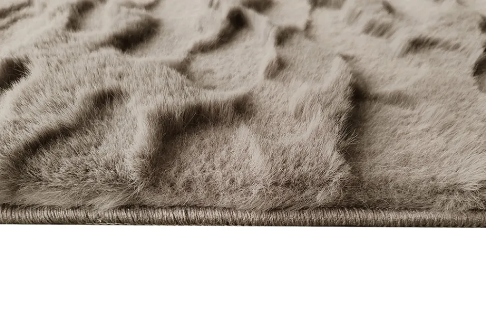 Riess-Ambiente Teppiche|Skandinavisch > 3D Hochflor Teppich DUNE 230x160cm taupe Hoch-Tief-Effekt