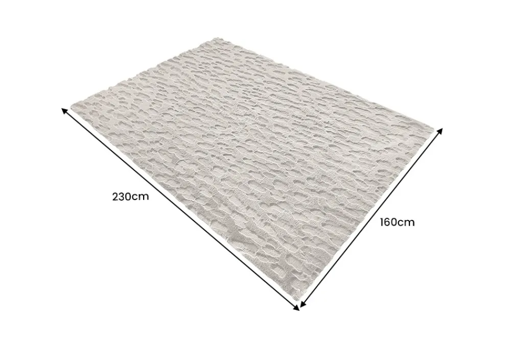 Riess-Ambiente Teppiche|Skandinavisch > 3D Hochflor Teppich DUNE 230x160cm taupe Hoch-Tief-Effekt