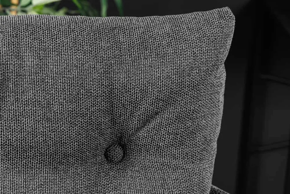 Riess-Ambiente Barhocker|Samt Möbel > Drehbarer Design Barhocker BIG GEORGE anthrazit Samt Taschenfederkern mit Armlehnen