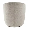 Riess-Ambiente Sessel > Drehbarer Design Sessel GATSBY taupe Bouclé Tweed Soft 360°