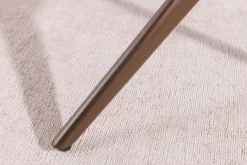 Riess-Ambiente Stühle|Samt Möbel > Drehbarer Design Stuhl CONCORD rost braun Samt Taschenfederkern Metallgestell braun