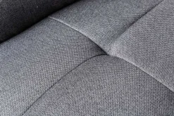 Riess-Ambiente Retro Möbel|Stühle > Drehbarer Design Stuhl MR. LOUNGER anthrazit grau Microfaser Flachgewebe mit Armlehne