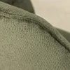 Riess-Ambiente Retro Möbel|Stühle > Drehbarer Retro Stuhl AVIGNON grün Chenille schwarze Metallbeine