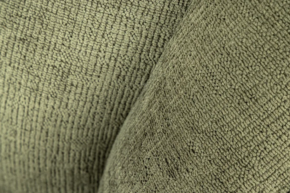 Riess-Ambiente Retro Möbel|Stühle > Drehbarer Retro Stuhl AVIGNON grün Chenille schwarze Metallbeine