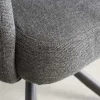 Riess-Ambiente Retro Möbel|Skandinavisch > Drehbarer Retro Stuhl BIG GEORGE grau mit Armlehnen und Taschenfederkernpolsterung