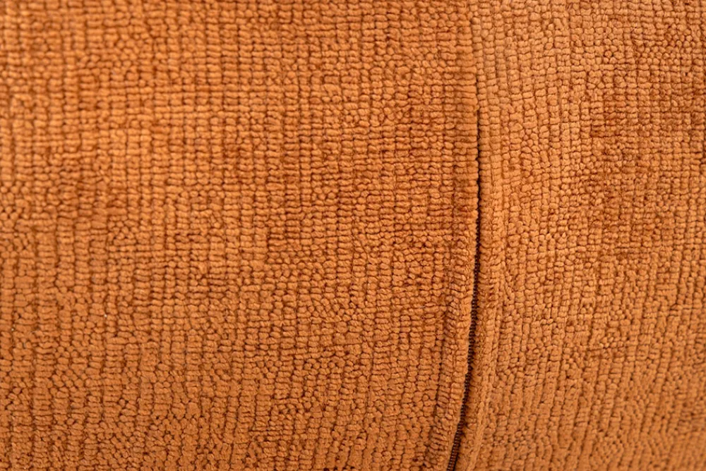 Riess-Ambiente Retro Möbel|Stühle > Drehbarer Retro Stuhl UNIQUE rost braun Chenille schwarze Metallbeine mit Armlehne