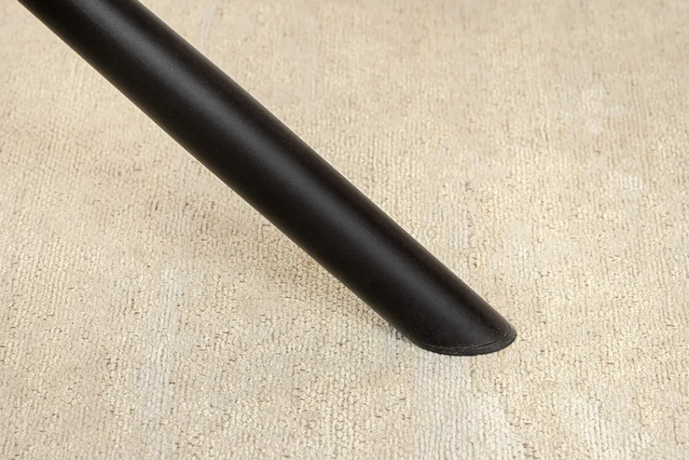 Riess-Ambiente Retro Möbel|Stühle > Drehbarer Retro Stuhl UNIQUE grün Chenille schwarze Metallbeine mit Armlehne