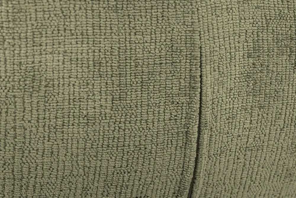 Riess-Ambiente Retro Möbel|Stühle > Drehbarer Retro Stuhl UNIQUE grün Chenille schwarze Metallbeine mit Armlehne
