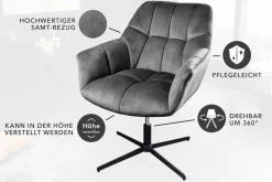 Riess-Ambiente Sessel|Samt Möbel ><noscript><img width=