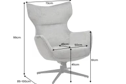 Riess-Ambiente Skandinavisch|Sessel ><noscript><img width=