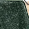 Riess-Ambiente Retro Möbel|Stühle > Drehbarer Stuhl LE GRAND grün Echtleder Strukturstoff schwarzes Metallgestell