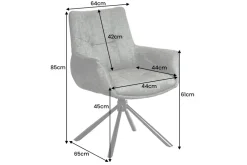 Riess-Ambiente Stühle|Samt Möbel ><noscript><img width=