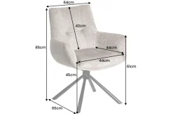 Riess-Ambiente Stühle|Samt Möbel ><noscript><img width=