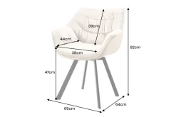 Riess-Ambiente Stühle|Samt Möbel ><noscript><img width=
