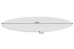 Riess-Ambiente Dekoration > Drehbare Servierplatte SIGNATURE 60cm weiß Marmor Keramik rund