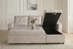 Riess-Ambiente Samt Möbel|Ecksofa ><noscript><img width=