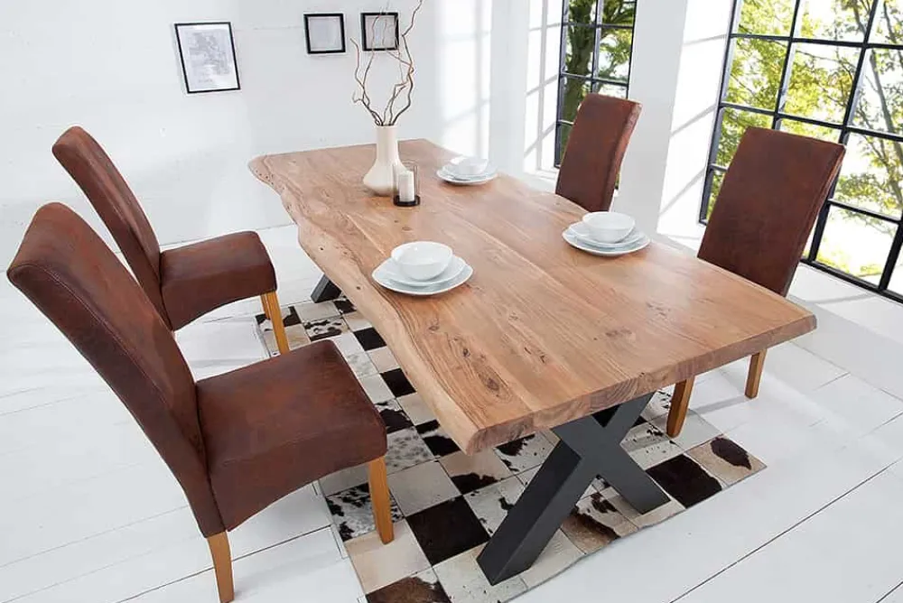 Riess-Ambiente Stühle > Edler Stuhl CASA whisky braun vintage Kolonialstil Massivholzbeine