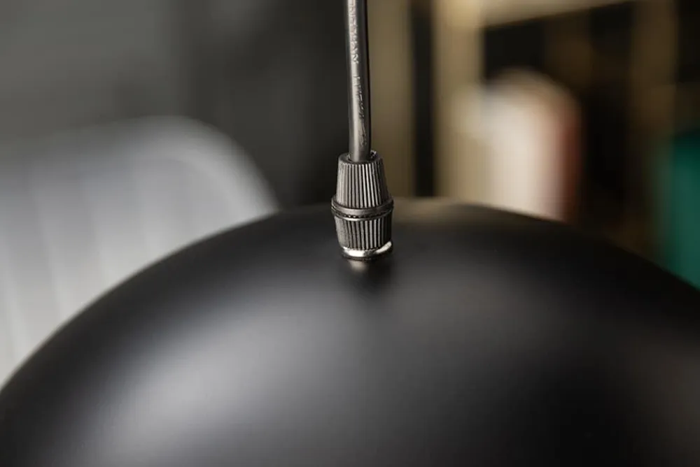Riess-Ambiente Goldene Möbel|Hängelampen > Elegante Hängelampe BLACK GOLDEN BALL 30cm schwarz mit Blattgoldoptik