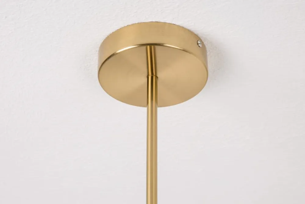 Riess-Ambiente Goldene Möbel|Hängelampen > Elegante Hängelampe VARIATION 128cm gold mit sechs schwenkbaren Leuchten