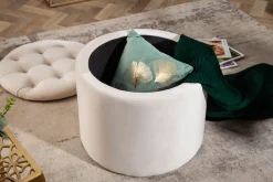 Riess-Ambiente Sitzhocker|Samt Möbel ><noscript><img width=