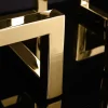 Riess-Ambiente Goldene Möbel|Kerzenständer > Eleganter Kerzenhalter ABSTRACT 50cm gold für fünf Kerzen handmade