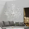 Riess-Ambiente Hängelampen|Kronleuchter & Lüster > Eleganter Kronleuchter CRYSTAL 75cm klar Acryl 9-armig Lüster