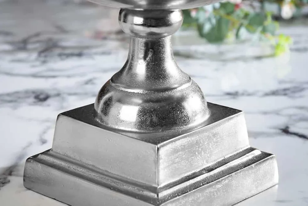 Riess-Ambiente Dekoration > Eleganter Sektkühler CHAMPAGNE 40cm silber Flaschenkühler