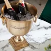 Riess-Ambiente Dekoration|Goldene Möbel > Eleganter Sektkühler CHAMPAGNE 40cm gold Flaschenkühler