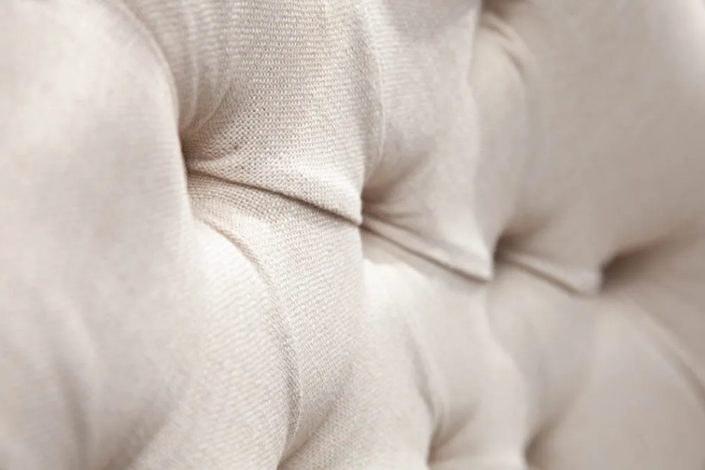 Riess-Ambiente Stühle > Eleganter Stuhl CASTLE beige Leinenstoff Landhausstil mit Komfortgriff