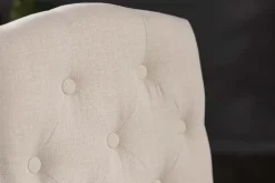 Riess-Ambiente Stühle > Eleganter Stuhl CASTLE beige mit Chesterfield Steppung im Landhausstil